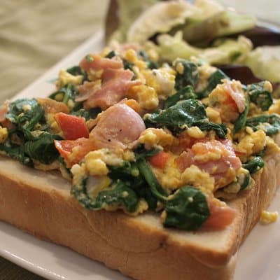 Smoked Beef & Egg Toast